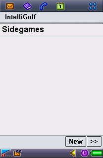 Choose Sidegames Screen.